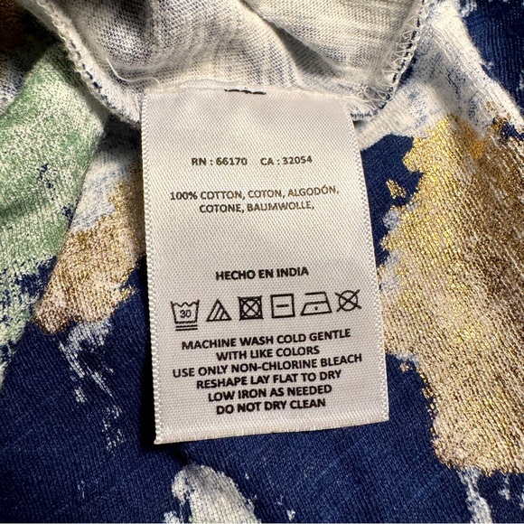 Akemi + Kin Asymmetrical Paint Print Long Sleeve - Small - Picture 8 of 8